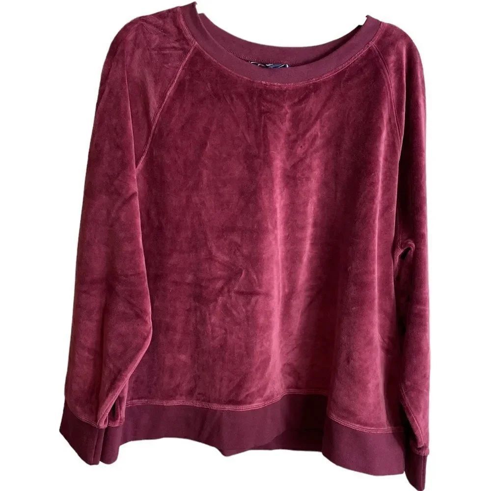 Lands End soft crew neck sweatshirt